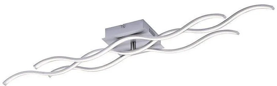 Leuchten Direkt 15166-55 - Lampadario a LED WAWE LED/28W/230V cromo opaco