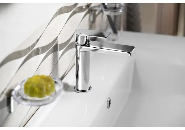 Aqualine - Rubinetto del lavandino DAPHNE 15,5 cm cromo lucido