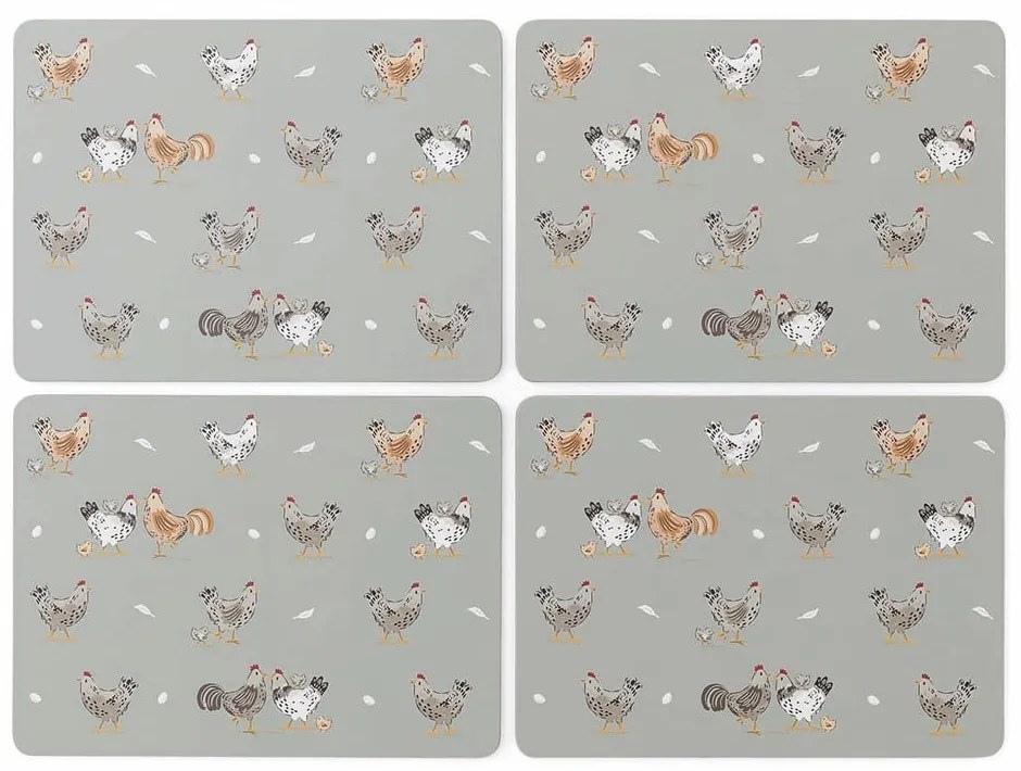 Tovagliette in set in sughero 4 pz 21x29 cm Hen House – Cooksmart ®