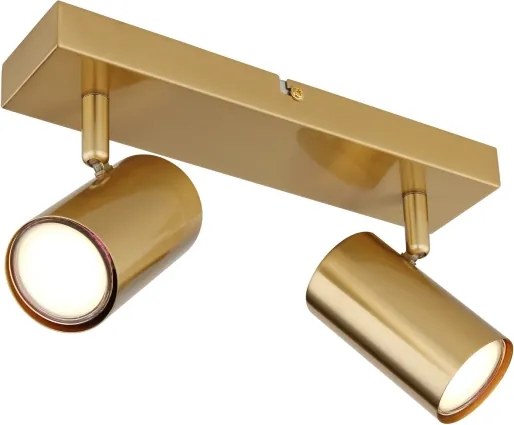 Globo 57911-2GO - Faretto ROBBY 2xGU10/35W/230V oro
