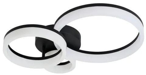 Rabalux 71385 - Plafoniera LED AMILIA LED/24W/230V 3000/4000/6500K nero