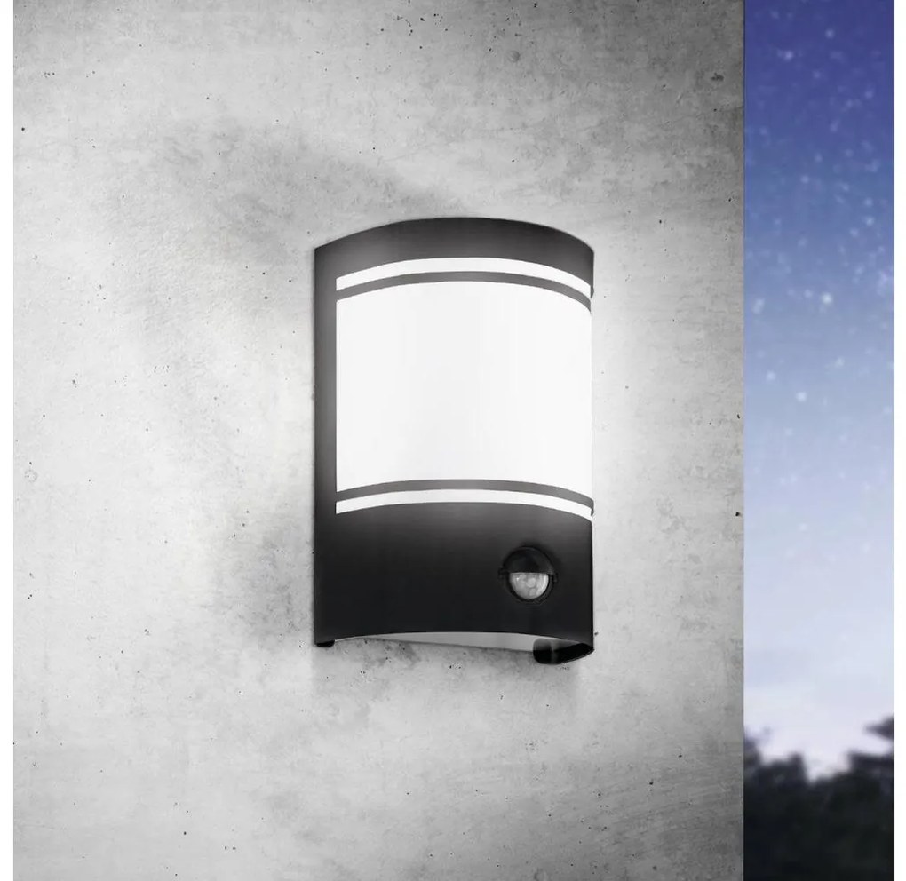 Eglo 99566 - Applique da esterno con sensore CERNO 1xE27/40W/230V IP44