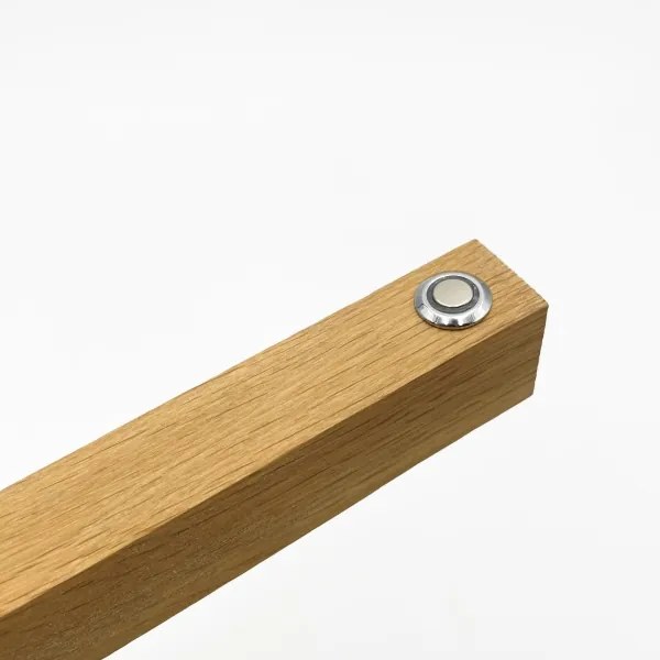 Lampada da terra LED VERDE LED/18W/230V 3000K rovere/nero