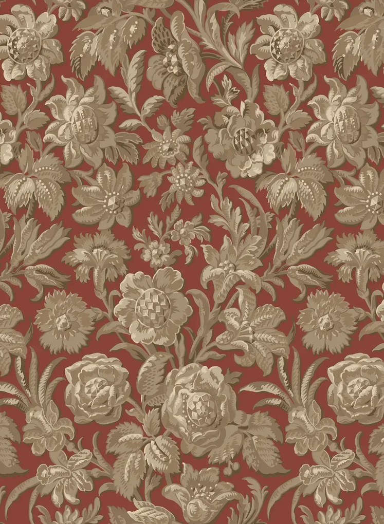 Sandberg Carta da parati Valentin - Ruby Red
