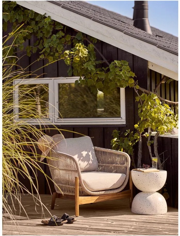 Tavolino da giardino rotondo in ceramica ø 40 cm Bonita – House Nordic