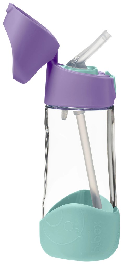 Bottiglia con cannuccia 450 ml – lilac pop