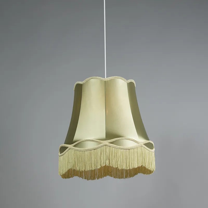 Set di 4 lampade a sospensione retrò verdi 45 cm - Granny