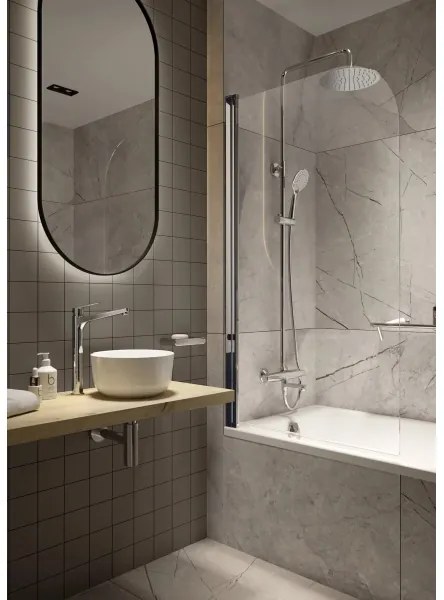 Deante CDJ_6U2S - Lavabo da appoggio JASMIN ø 28 cm ceramica/bianco