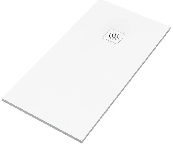 Piatto doccia SENSEA in composito minerale di resina gelificata Remix V3 bianco L 70 x L 140 x H 2.8 cm opaco