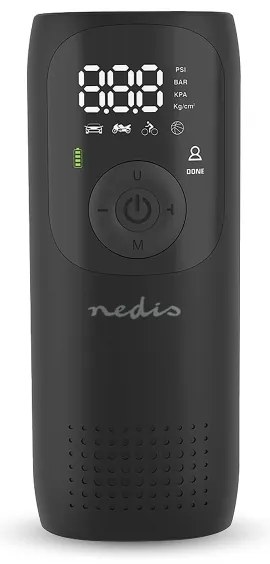 Nedis PAAC10BK - Compressore tascabile digitale 4000 mAh 5V