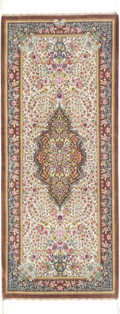 Ghom Tappeto persiano 160x70 (Iran) Annodato A Mano