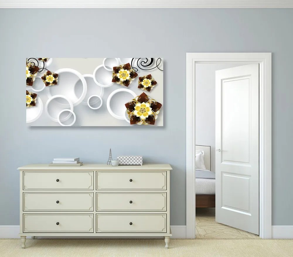 Quadro su tela – Gioielli dorati
