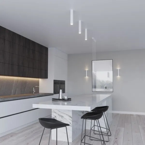 Sollux SL.1078 - Lampadario a sospensione con filo LAGOS 3xGU10/10W/230V bianco