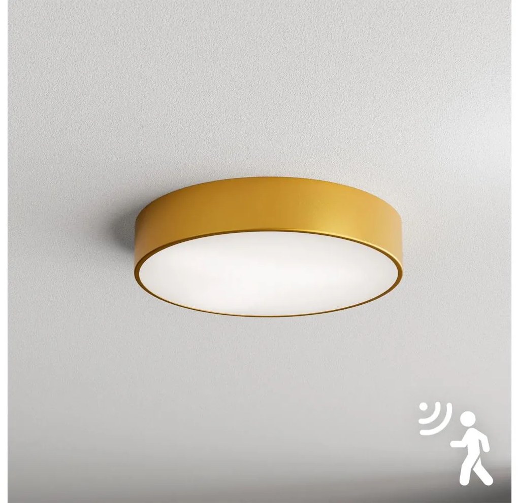 Brilagi - Plafoniera con sensore CLARE 3xE27/24W/230V diametro 40 cm oro