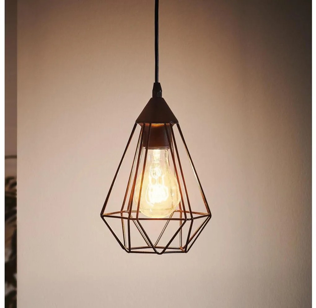 Eglo 94187 - Lampadario TARBES 1xE27/60W/230V