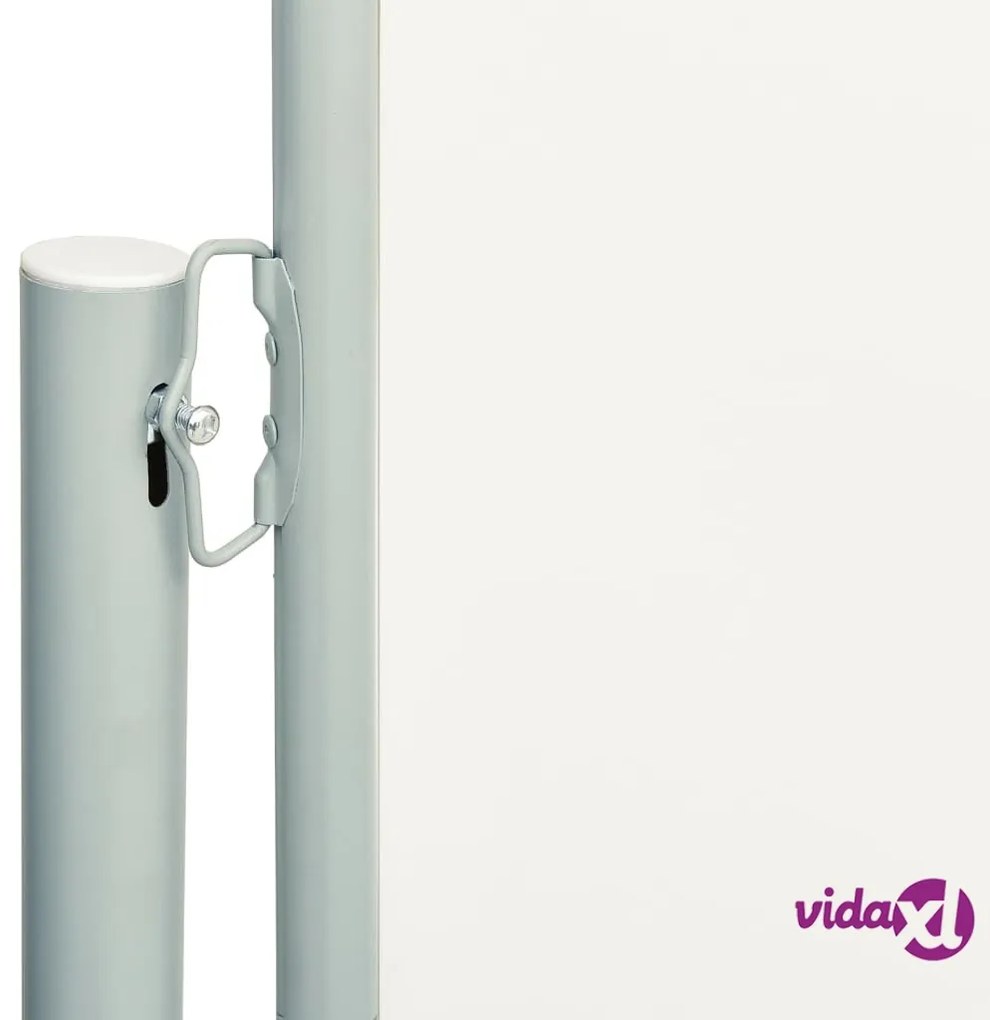 vidaXL Tenda Laterale Retrattile per Patio 117x600 cm Crema