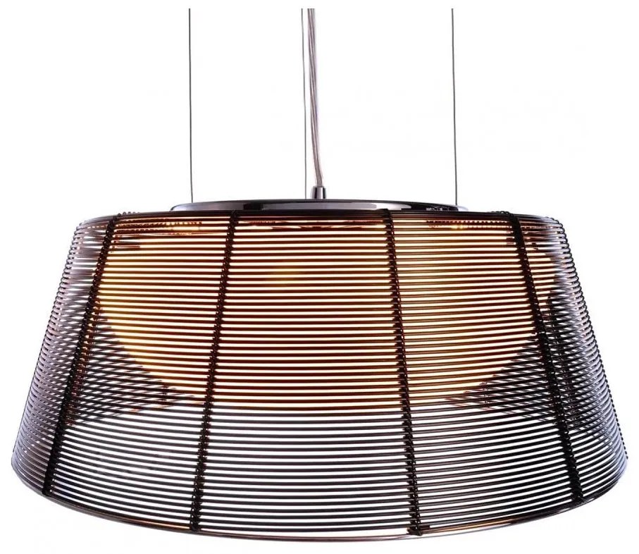 Deko-Light 342032 - Lampadario a sospensione con filo FILO 3xE27/60W/230V diametro 39 cm nero