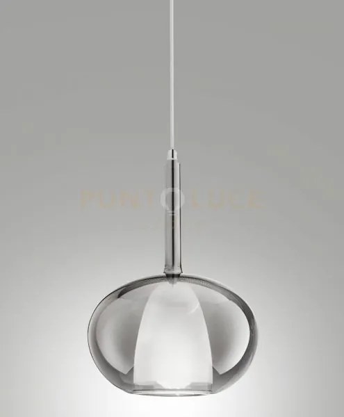 3787-50-126 edison vetro fume' d.22cm completo di cavo x kit luci