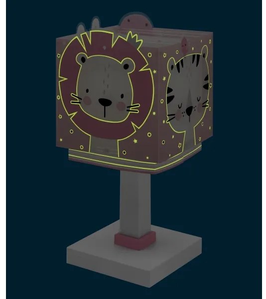 Dalber 63111NS - Lampada LED per bambini BABY JUNGLE 1xG4/4W/230V rosa