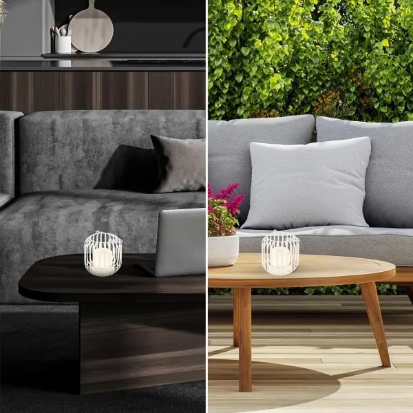 Brilo - LED Lampada da tavolo ricaricabile dimmerabile LED/2W/5V IP44 bianco