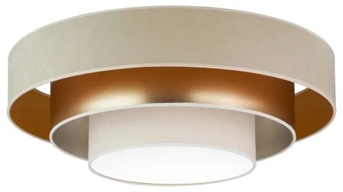 Duolla - Plafoniera LED LUNETA LED/26W/230V diametro 60 cm 4000K beige/oro