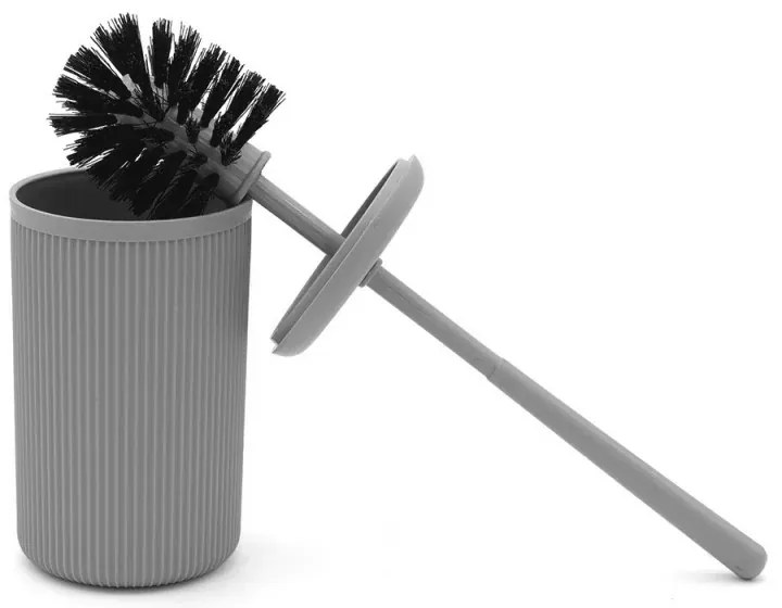 Scopino bagno da appoggio grigio in plastica Ring