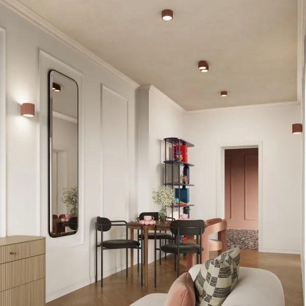 Sollux  SL.1808 - Faretto AURA 2xGX53/10W/230V marrone