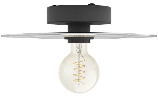 Eglo 44028 - Plafoniera LINTMILL 1xE27/40W/230V grigio