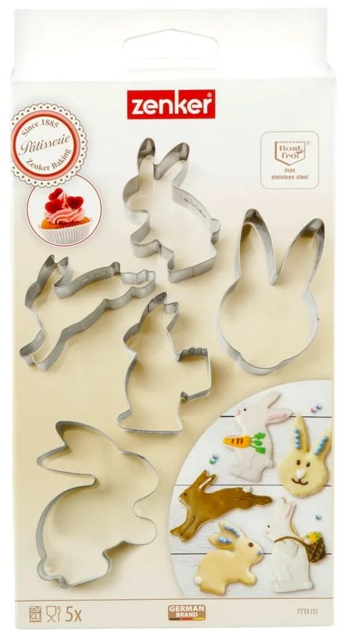 Set di 5 punzoni pasquali - Zenker