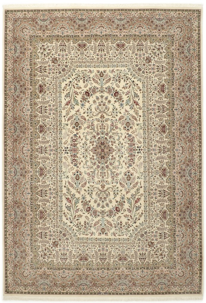 Isfahan Tappeto 350x250 (Iran) Annodato A Mano