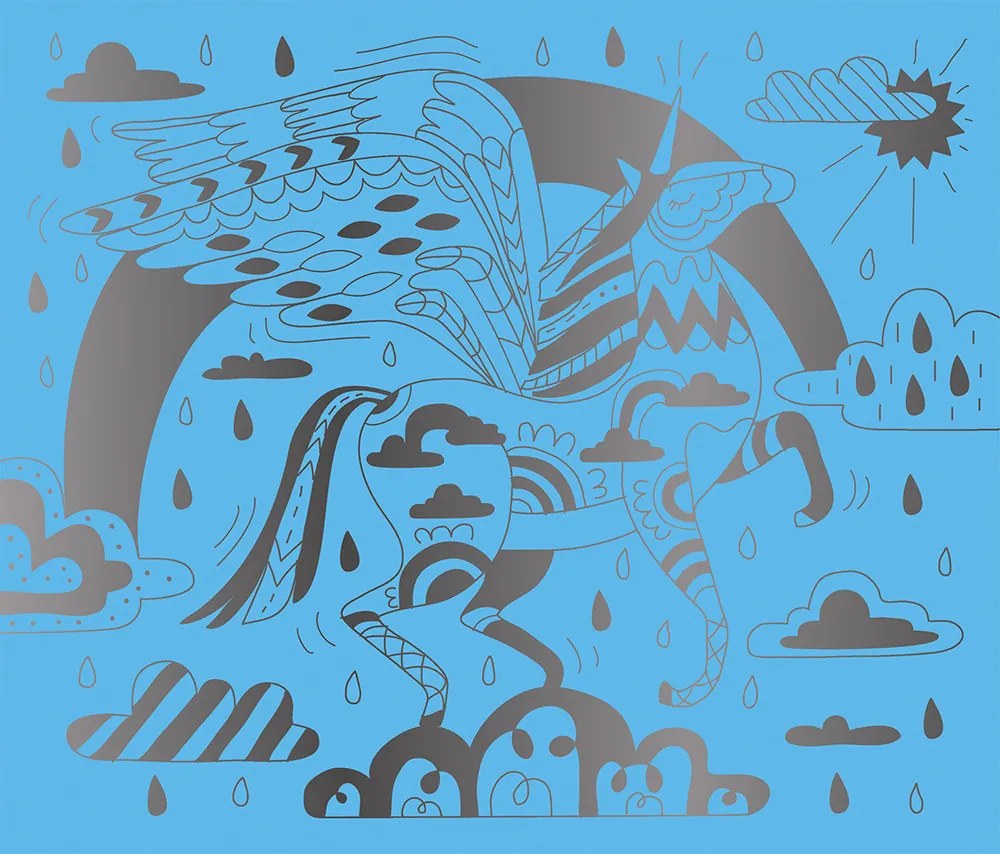 Scratch art - Cavalli e unicorni