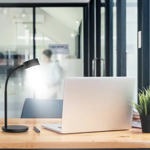 Solight WO3000-B- Lampada da tavolo LED dimmerabile LED/4,5W/5V 3000/4000/6500K nero