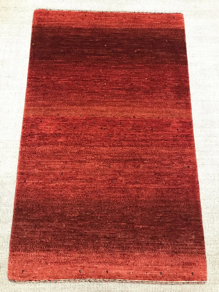 Loribaft Tappeto 90 x 150 Rosso (Iran) Annodato A Mano