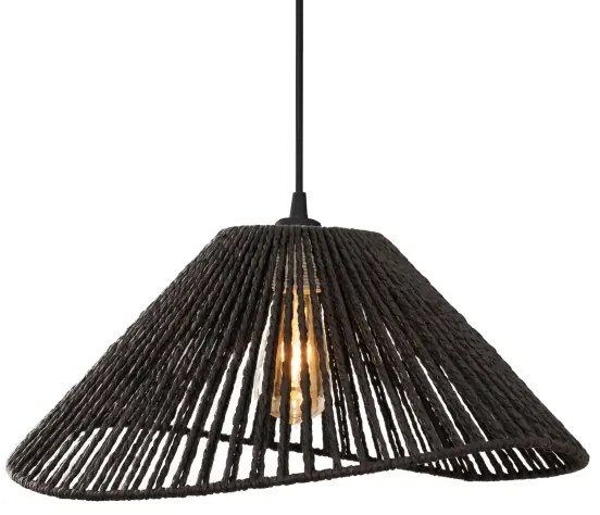 MAXLIGHT P0579 - Lampadario a sospensione con filo AMALFI 1xE27/15W/230V diametro 45 cm nero