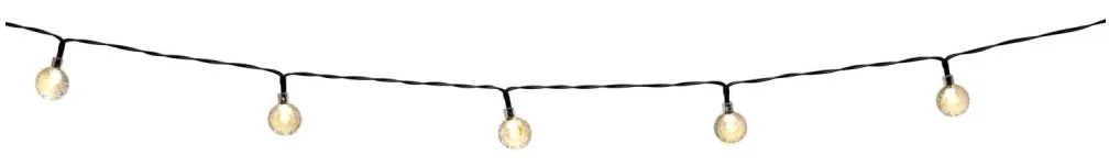 Grundig - Catena solare dimmerabile 50 LED/8 funzioni 9,35m IP44 bianco caldo+DO