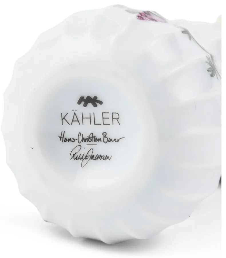 Statuetta natalizia in porcellana (altezza totale 11,5 cm) Hammershøi Snowman – Kähler Design