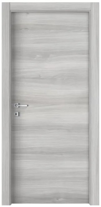 Porta battente Porta battente SLATE olmo grigio olmo grigio L 80 x H 210 cm reversibile