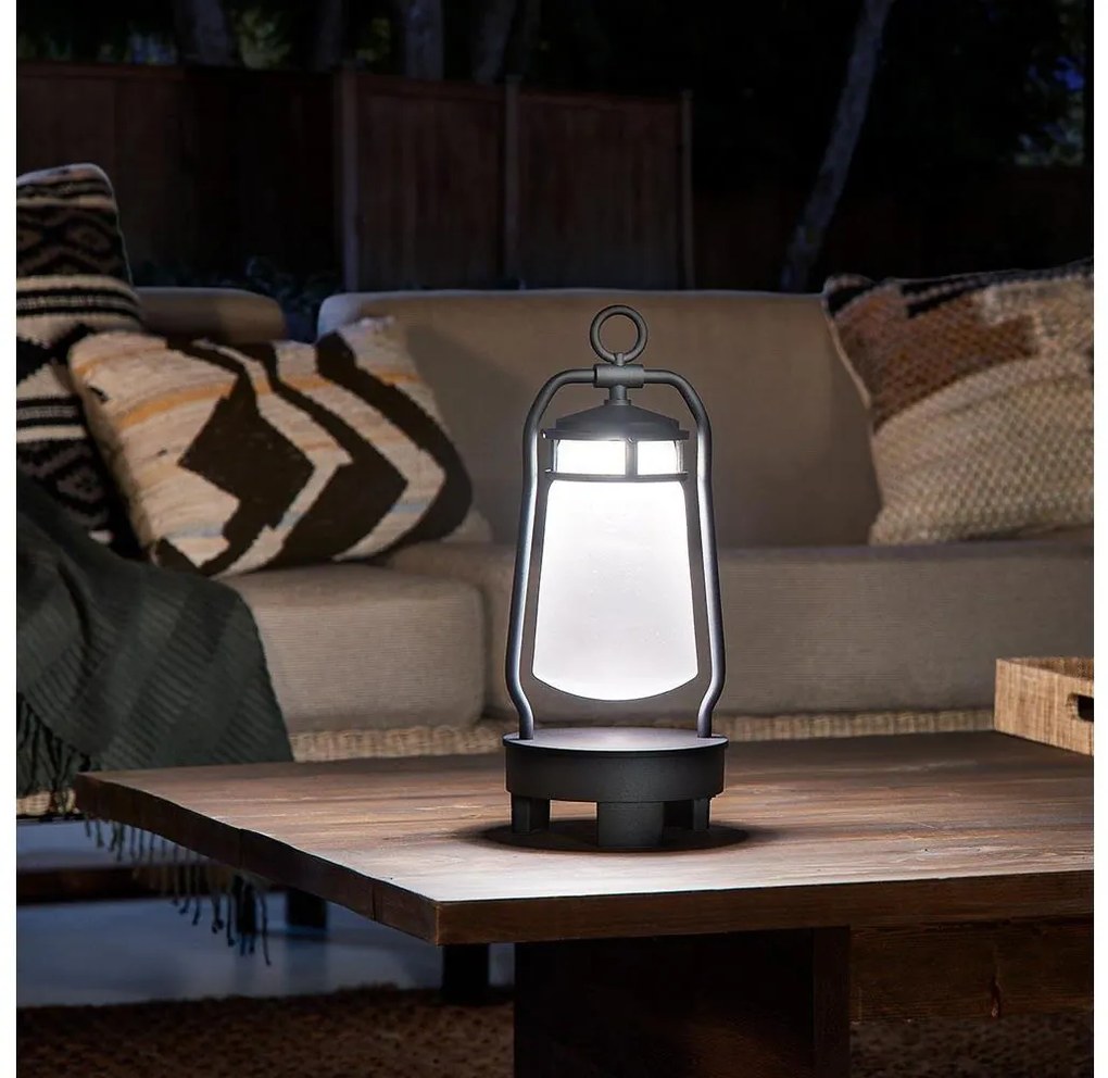 Elstead KL-LYNDON-BT-B-BK - Lampada LED da esterno con altoparlante LED/3W/230V IP44