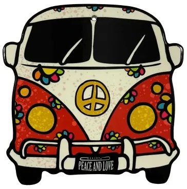 Sottopentola Versa Peace and Love Furgone Ceramica 20 x 20 cm