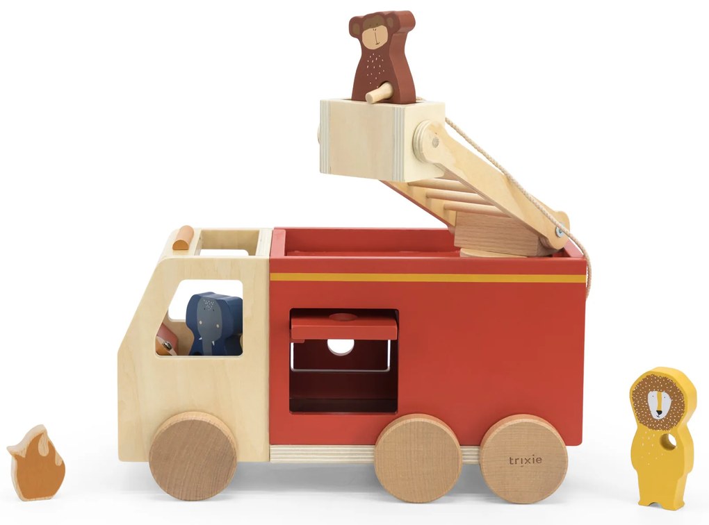 Trixie Camion dei pompieri in legno