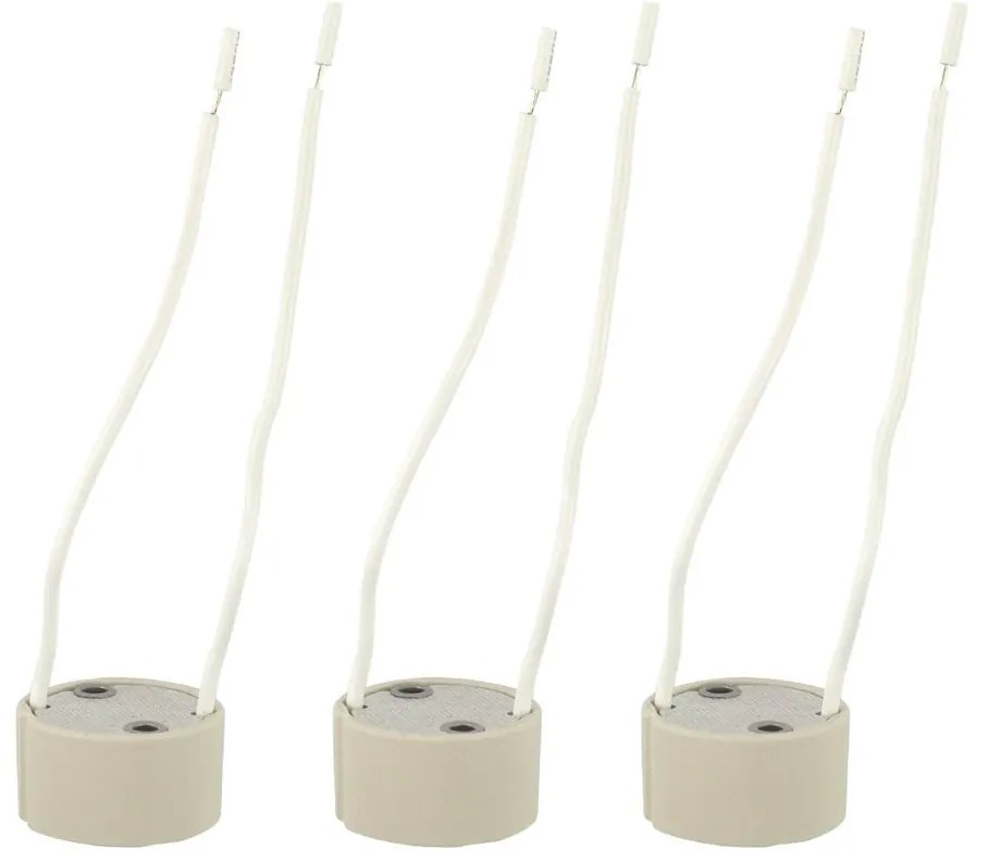 Faro da Incasso Orientabile Bianco - 3 lampade AR111 Foro 460x160mm