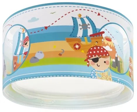 Dalber 60656 - Plafoniera per bambini PIRATA ISLAND 2xE27/15W/230V
