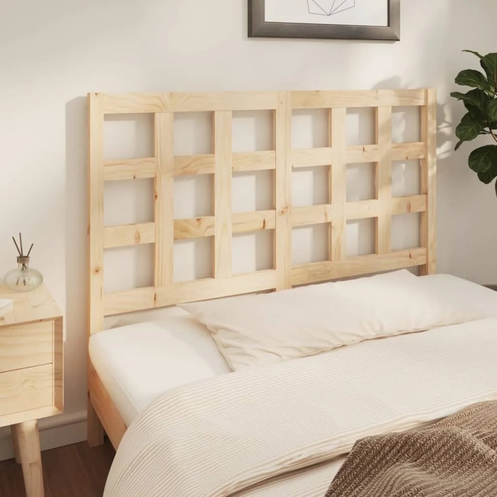 Testiera Per Letto 140,5x4x100 Cm Legno Massello Di Pino /