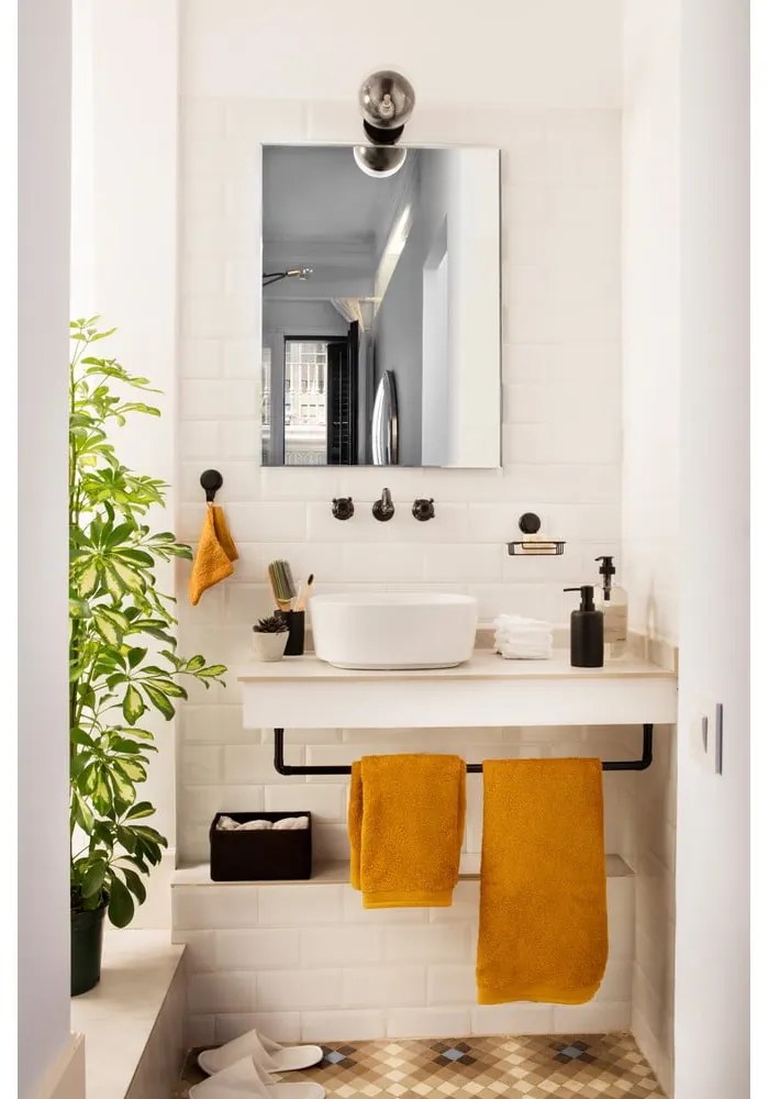 Porta sapone a parete autoportante nero Porta sapone e spugna nero Bestlock - Compactor