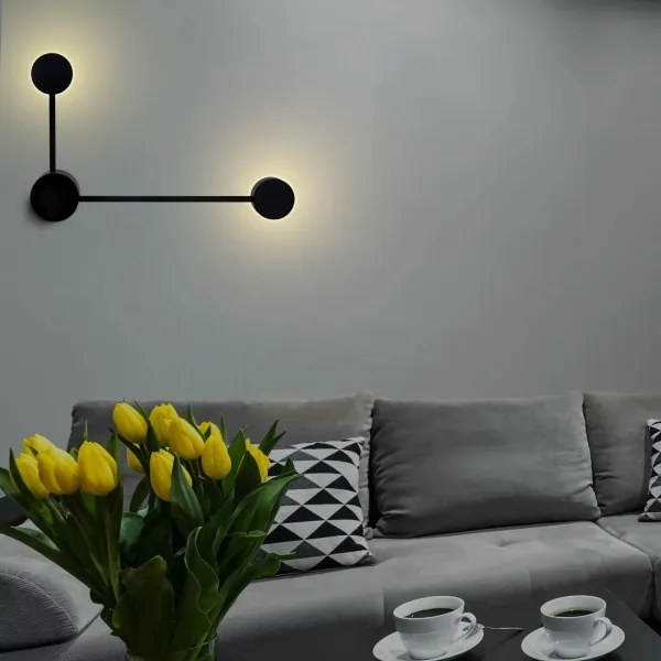 Applique a LED JOY 2xGX53/6W/230V nero