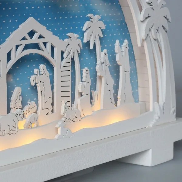 Brilagi - Decorazione natalizia LED presepe LED/2xAA
