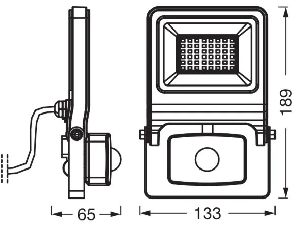Osram - Proiettore LED con sensore ENDURA LED/30W/230V 3000K IP44