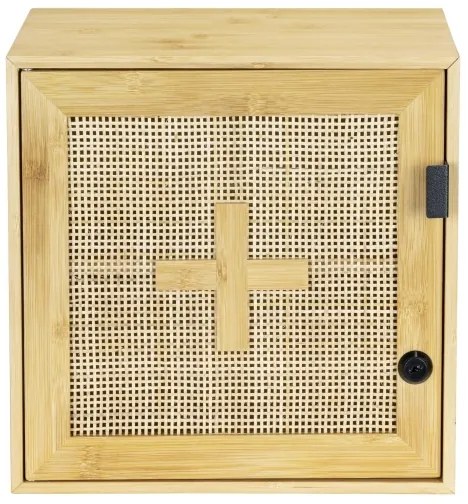 WENKO 25613100 - Mobiletto ALLEGRE 30x30 cm marrone