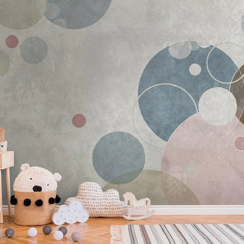 Fotomurale  Pastel Spots , multicolor 371 x 280 cm