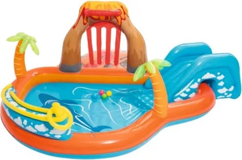 Bestway Centro Gioco Scivolo d'Acqua Laguna di Lava 53069